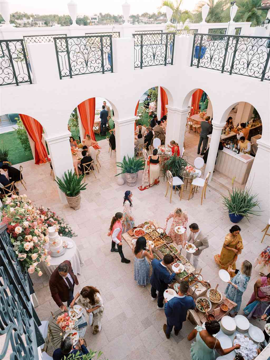 Wedding Catering Setup